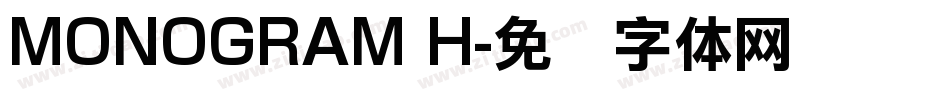 MONOGRAM H字体转换